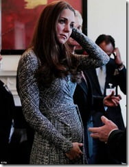 Kate Middleton pregnant-pictures