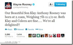 Wayne Rooney twitter