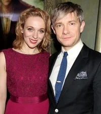 7 - Amanda Abbington- The Hobbit Actor Martin Freeman's Girlfriend