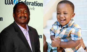 beyonce's dad matthew knowles and baby Nixon pic
