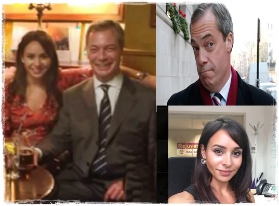 UKIP Party Leader Nigel Farage has enough ladies problems to be worrying about what just happened to one of his aides, Lizzy Vaid called the police after a series of extremely photos of her committing sexual acts were leaked to British tabloids, she accused a former boyfriend of the leak. #lizzyvaid #nigelfarage #ukip #topaide #sexualscandal @dailyentertainmentnews