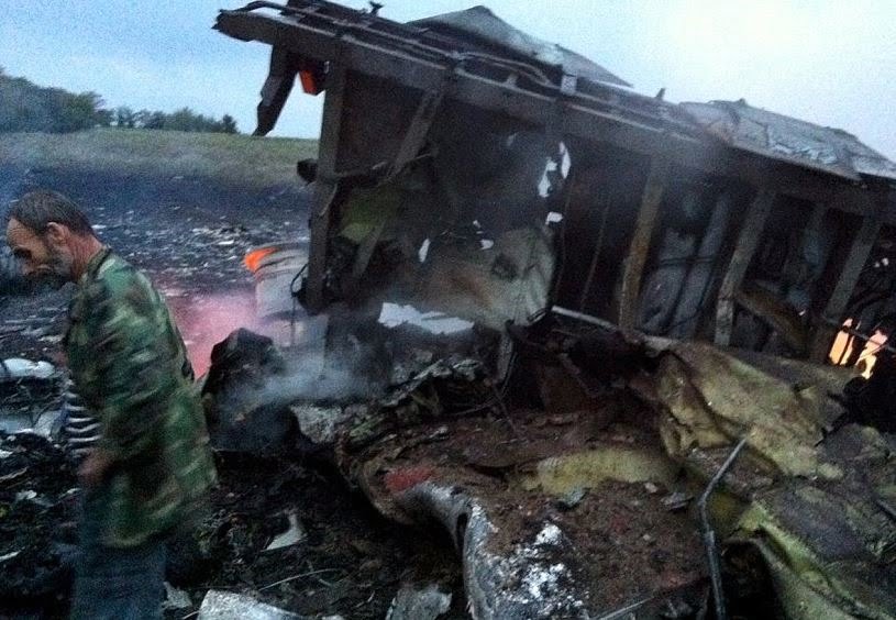 Shocking Photos!! Malaysia Flight MH17 Shot Down By Missile