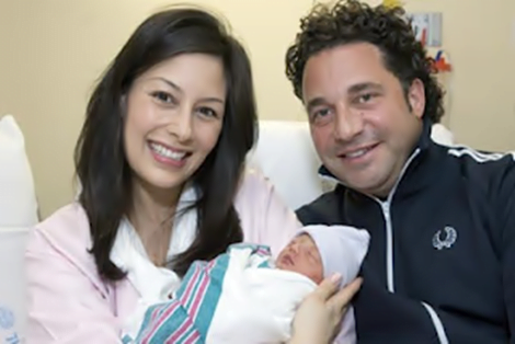 Liz Cho with her ex-husband Evan Gottlieb with their daughter Louisa