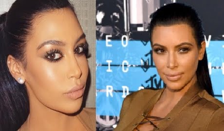 Sonia Ali Beauty Blogger Kim Kardashian Look alike